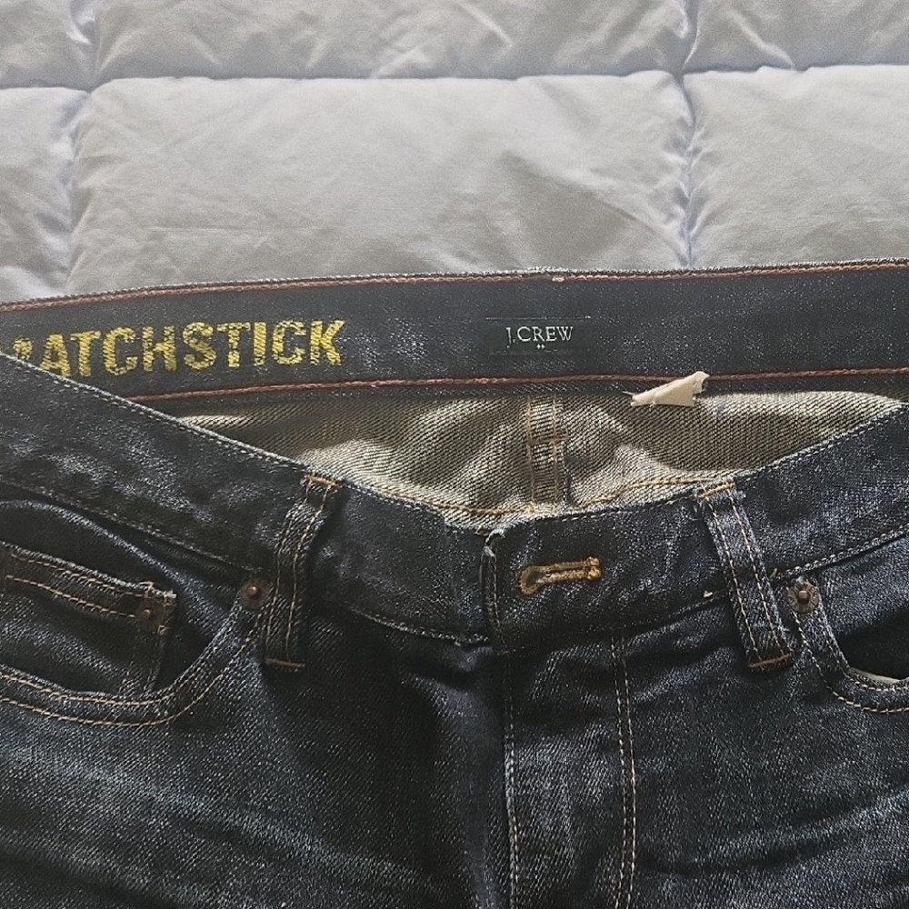 J. Crew Men's Midnight Blue Slim Straight Jeans